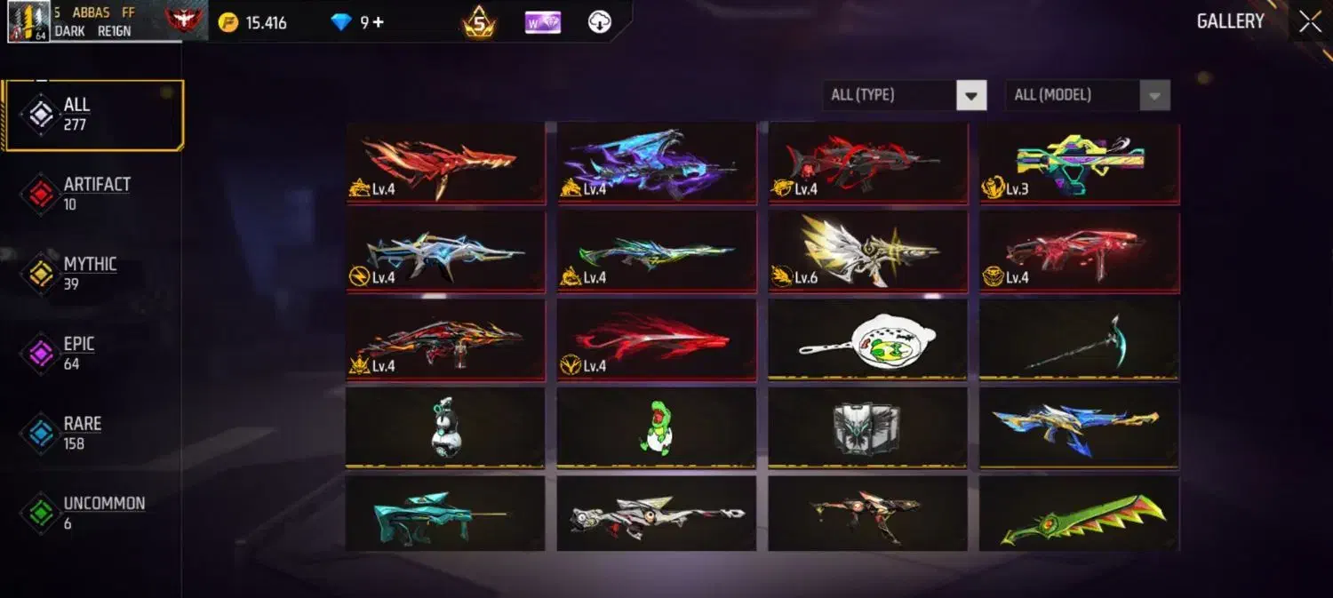 اکانت فری فایر فوری|کنسول، بازی ویدئویی و آنلاین|مشکین‌دشت, |دیوار