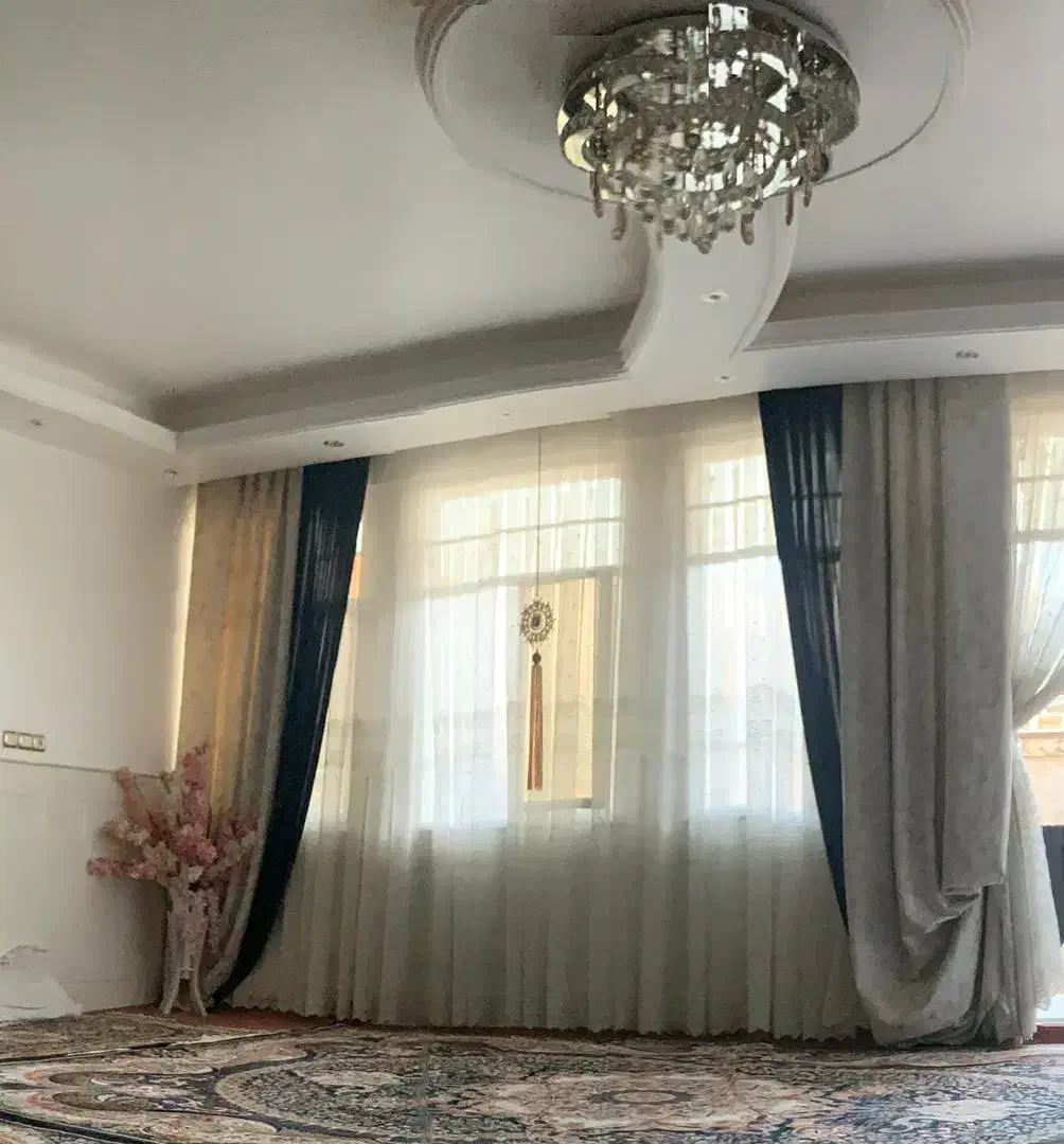 پرده پذیرایی زیبا|پرده، رانر، رومیزی|قم, شهرک مهدیه (مدرس)|دیوار