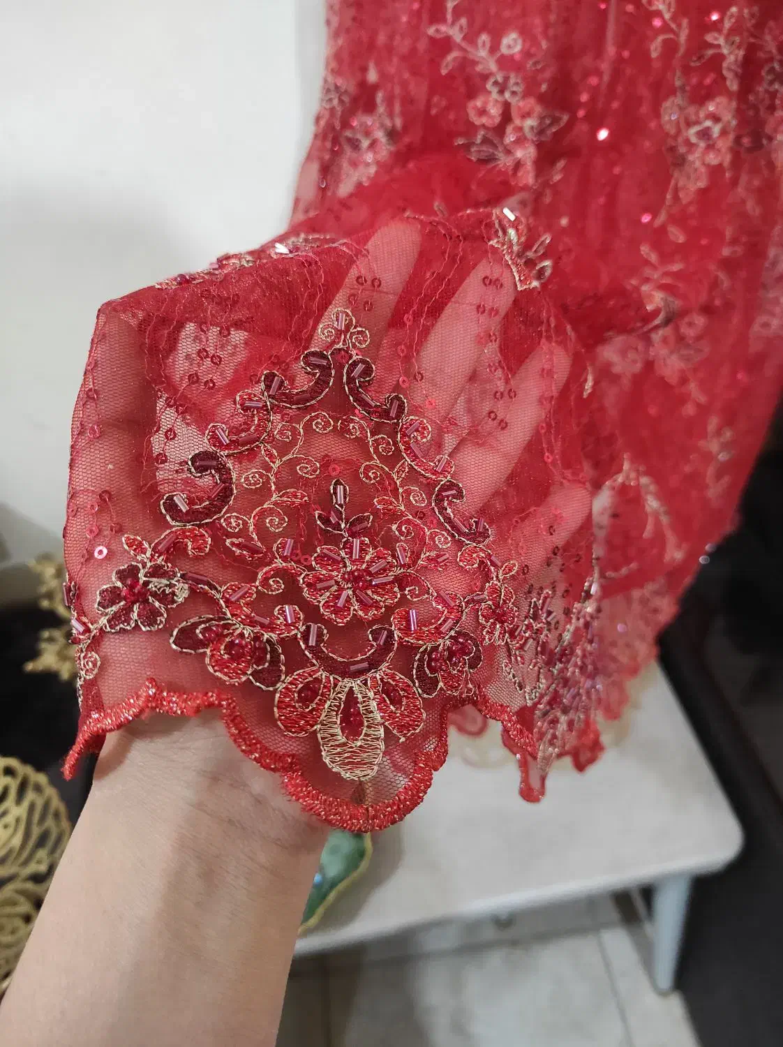 لباس کردی منجوق دوری شده|لباس|خرم‌آباد, |دیوار