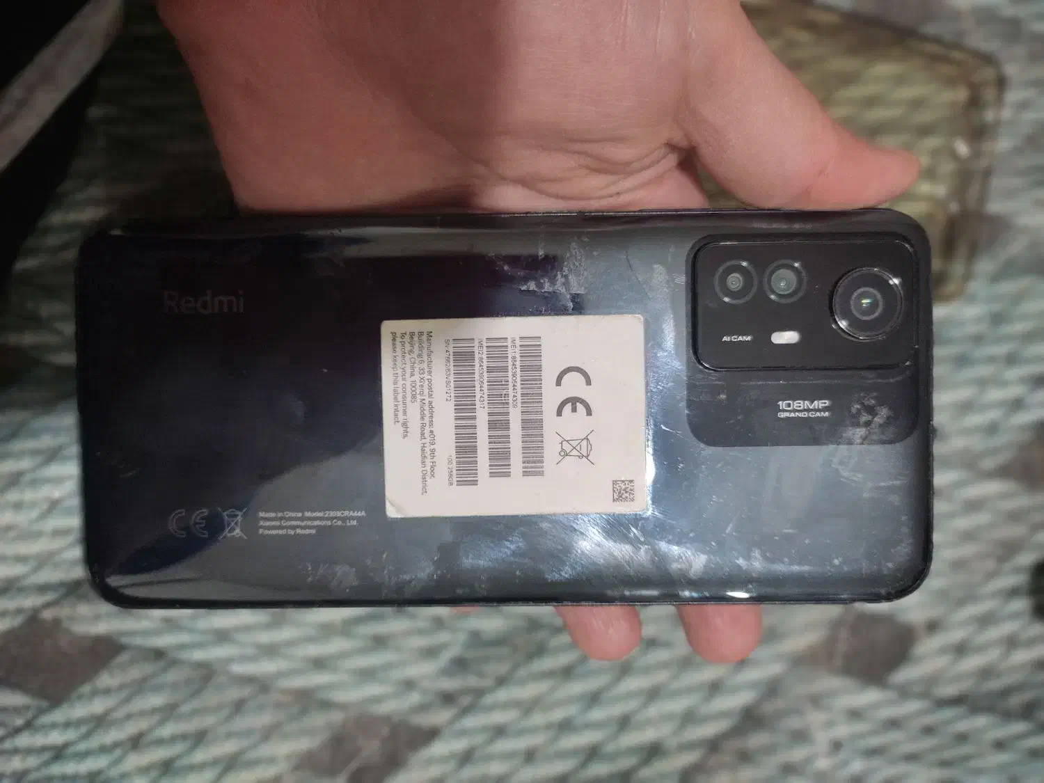 گوشی نوت ۱۲ s|موبایل|خرم‌آباد, |دیوار