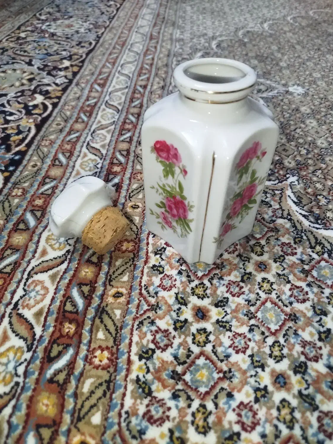 چایدان گلسرخی گل سرخ|کلکسیون اشیاء عتیقه|مشهد, کلاهدوز|دیوار