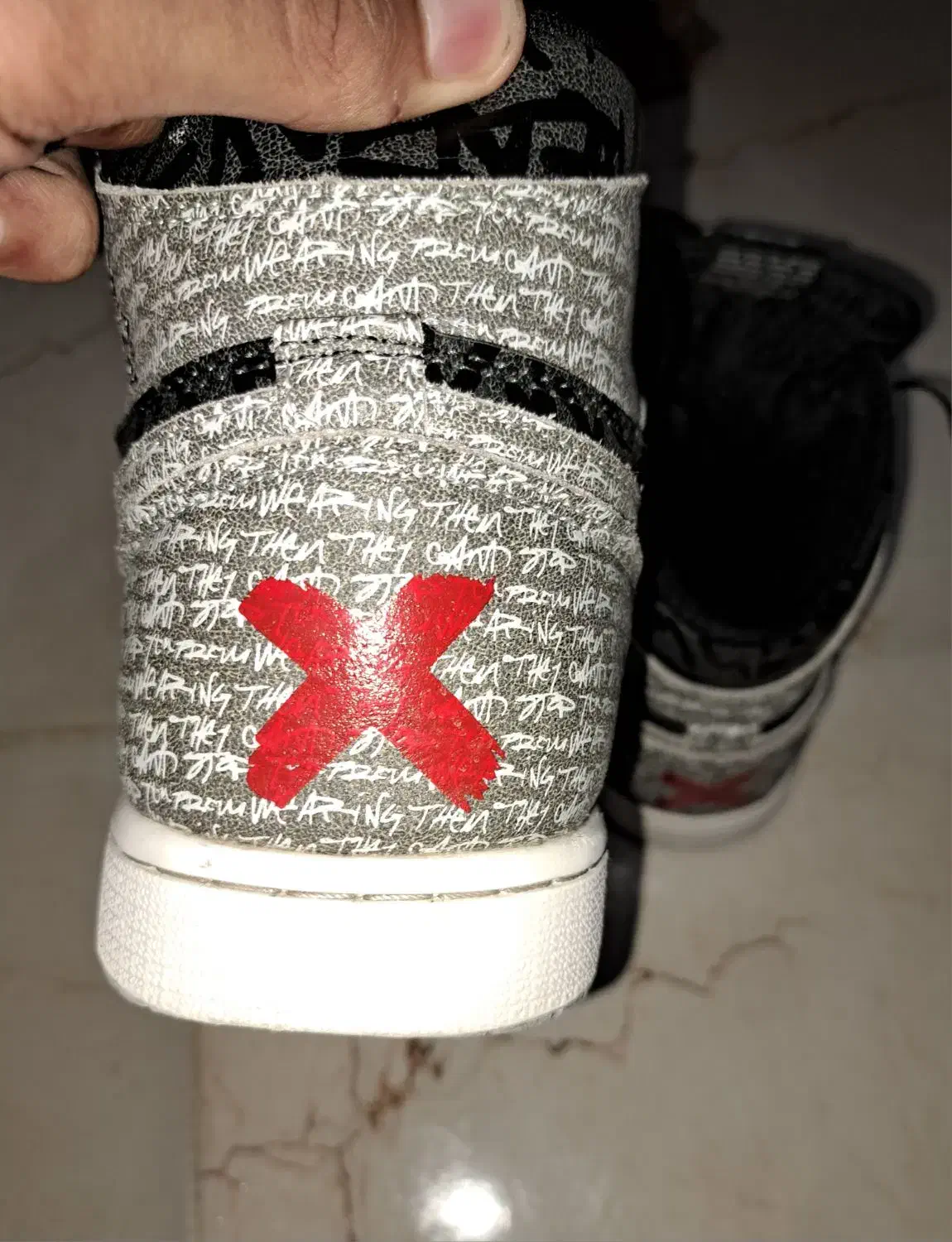 کتونی جردن ساقدار|کیف، کفش، کمربند|رشت, باهنر|دیوار