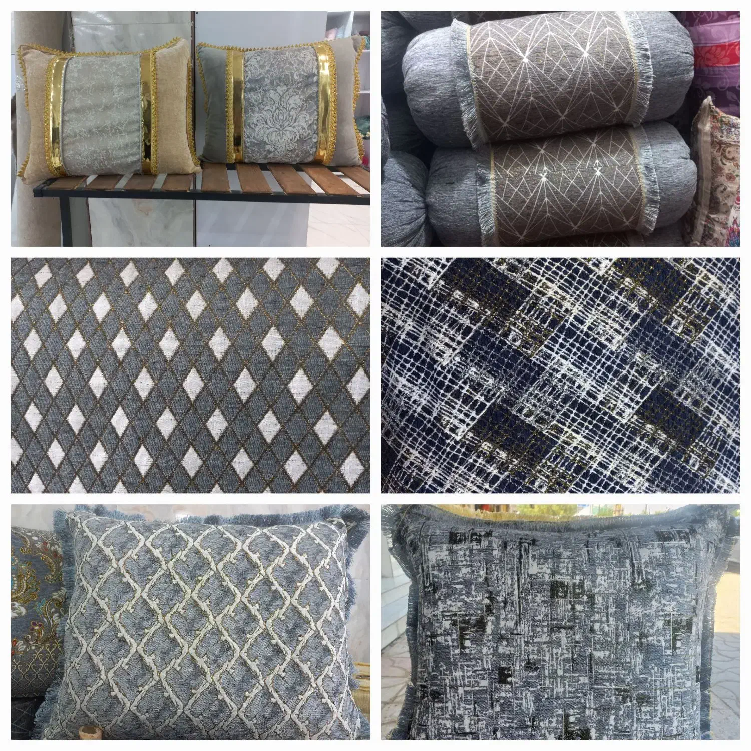 تولید عمده بالشت و پشتی و روکش پشتی مجلسی|رختخواب، بالش، پتو|بوشهر, |دیوار