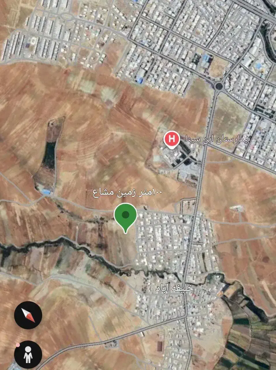 خلیفه بعد از بیمارستان جنب بنیادی|فروش زمین و ملک کلنگی|نورآباد, |دیوار