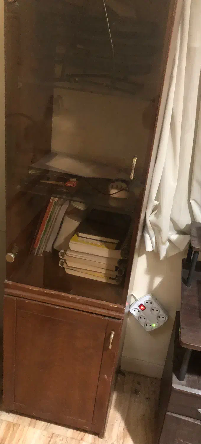 کتابخانه چوبی|کتابخانه، شلف، قفسههای دیواری|سمنان, |دیوار