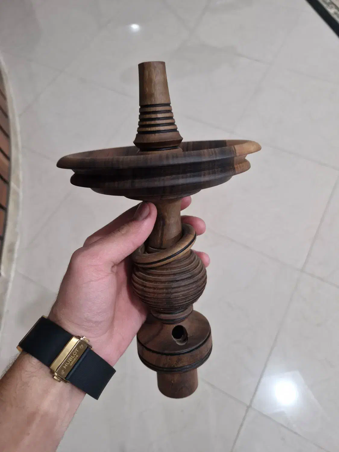 قلیان 30 سانتی با سینی|صنایع دستی و سایر لوازم تزئینی|یزد, |دیوار