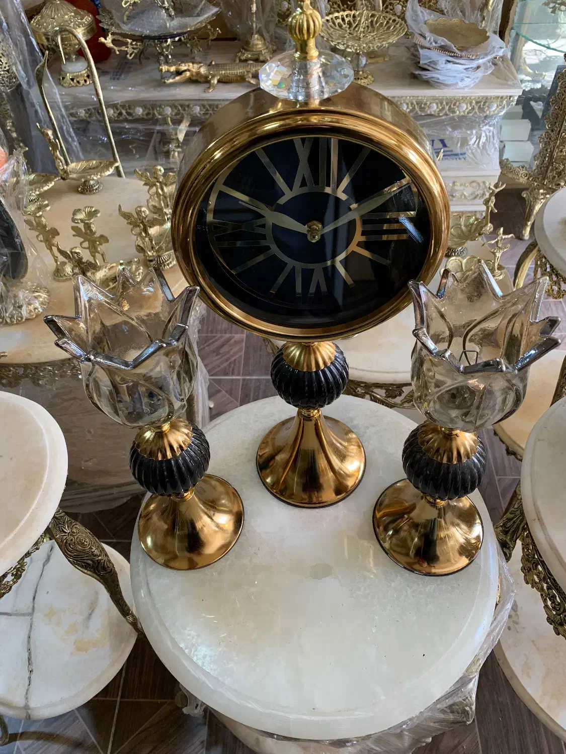 ساعت و شمعدان|ساعت دیواری و تزئینی|همدان, |دیوار