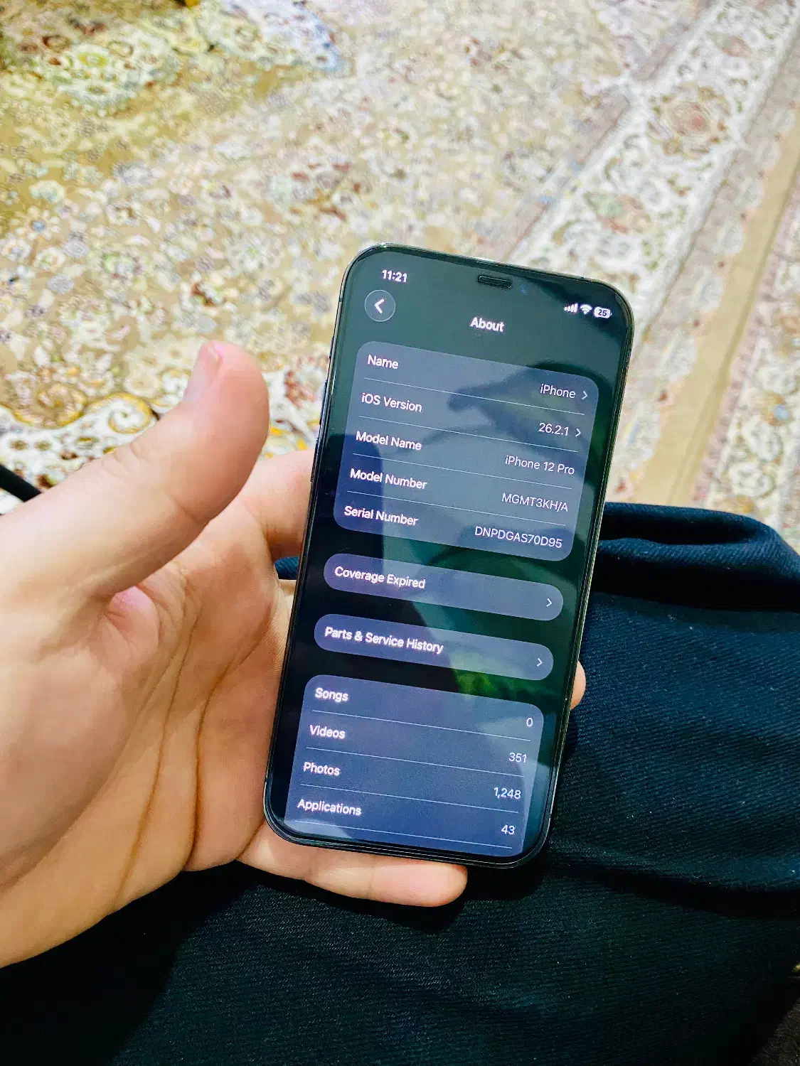 ایفون ۱۲پرو۲۵۶|موبایل|بانه, |دیوار