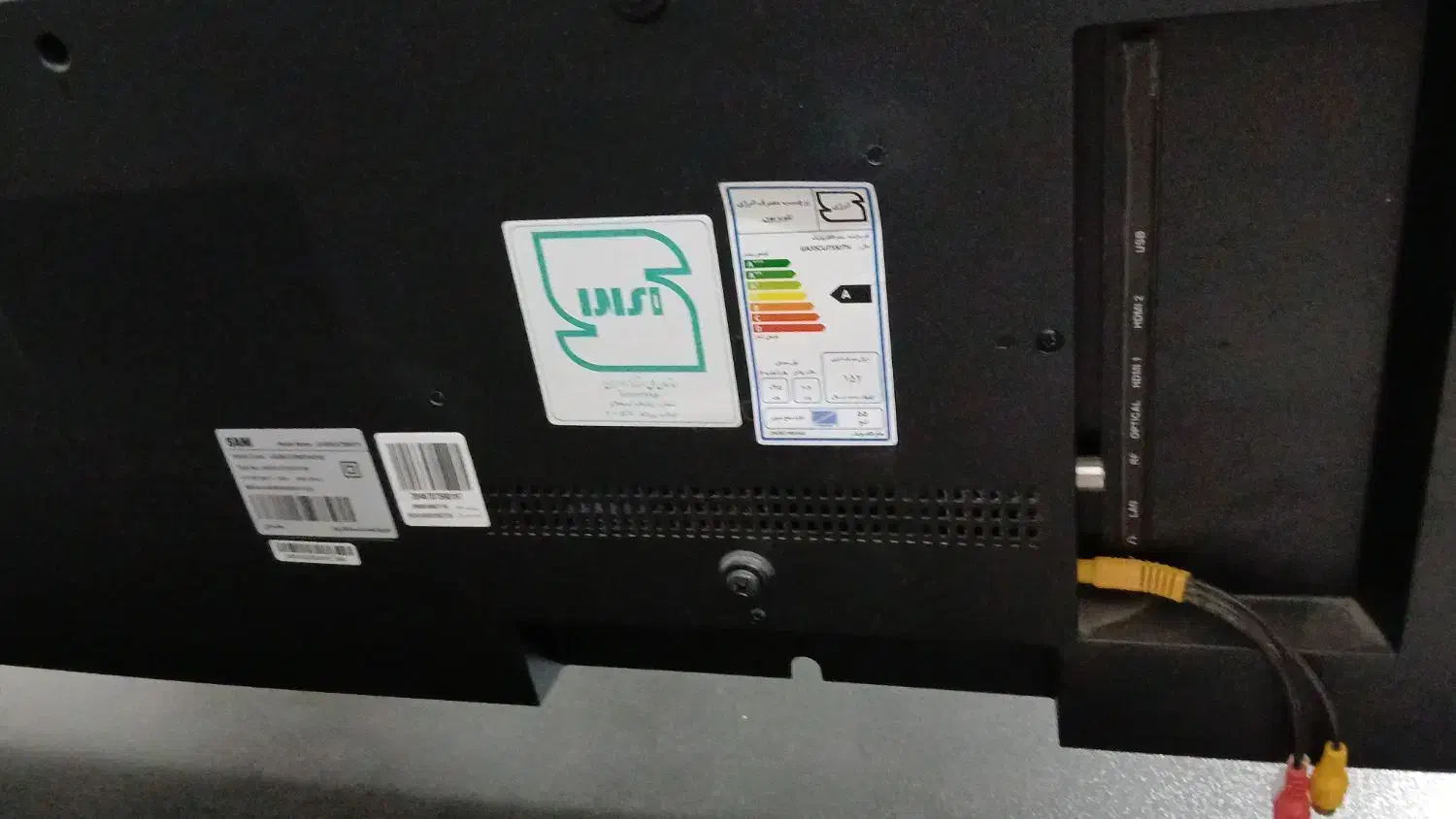 تلویزیون ۵۵ اینچ سام دو سه ماهه خریداری شده|تلویزیون و پروژکتور|تهران, سجاد|دیوار