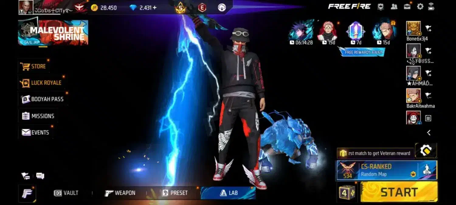 اکانت فری فایر|کنسول، بازی ویدئویی و آنلاین|تهران, ترمینال غرب|دیوار