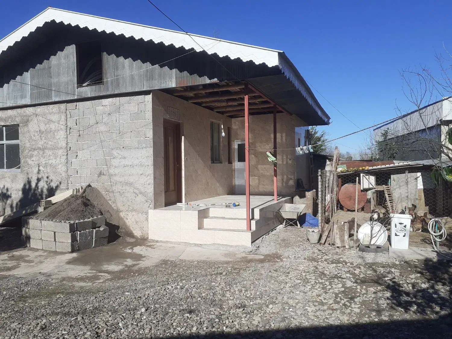 بنایی کاشیکاری بازسازی  خانه از رستم آباد تا سنگر|خدمات پیشه و مهارت|سنگر, |دیوار