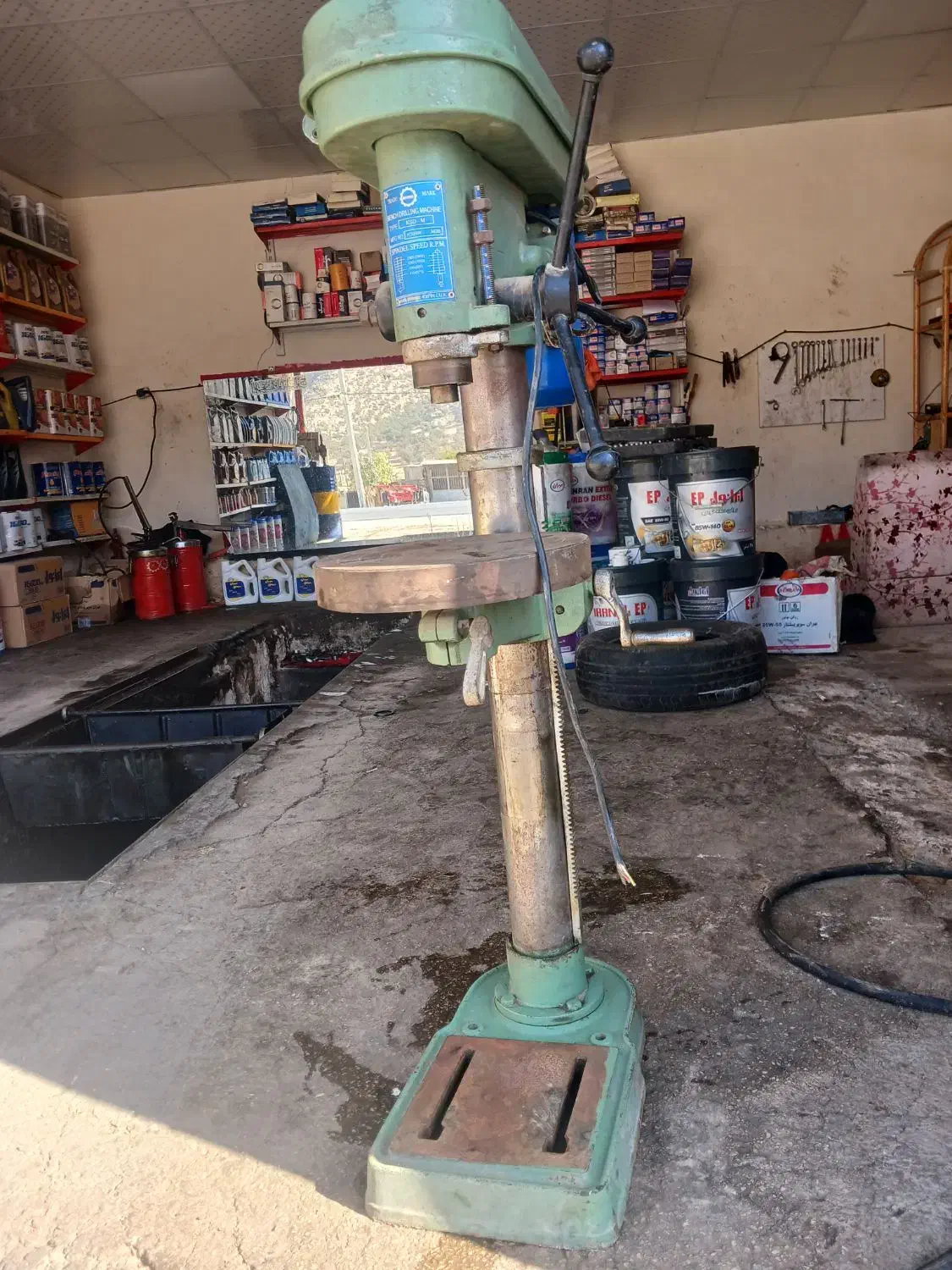 دریل یا مته ستونی .|ماشین‌آلات صنعتی|گیلان غرب, |دیوار