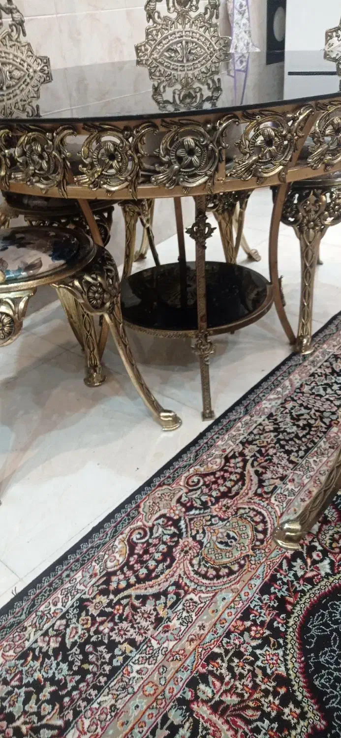 میز غذاخوری برنز|میز و صندلی غذاخوری|کرج, برغان|دیوار
