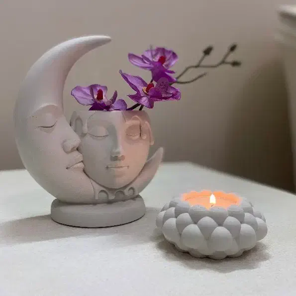 گلدان طرح بوسه ماه|صنایع دستی و سایر لوازم تزئینی|تهران, والفجر (افسریه)|دیوار