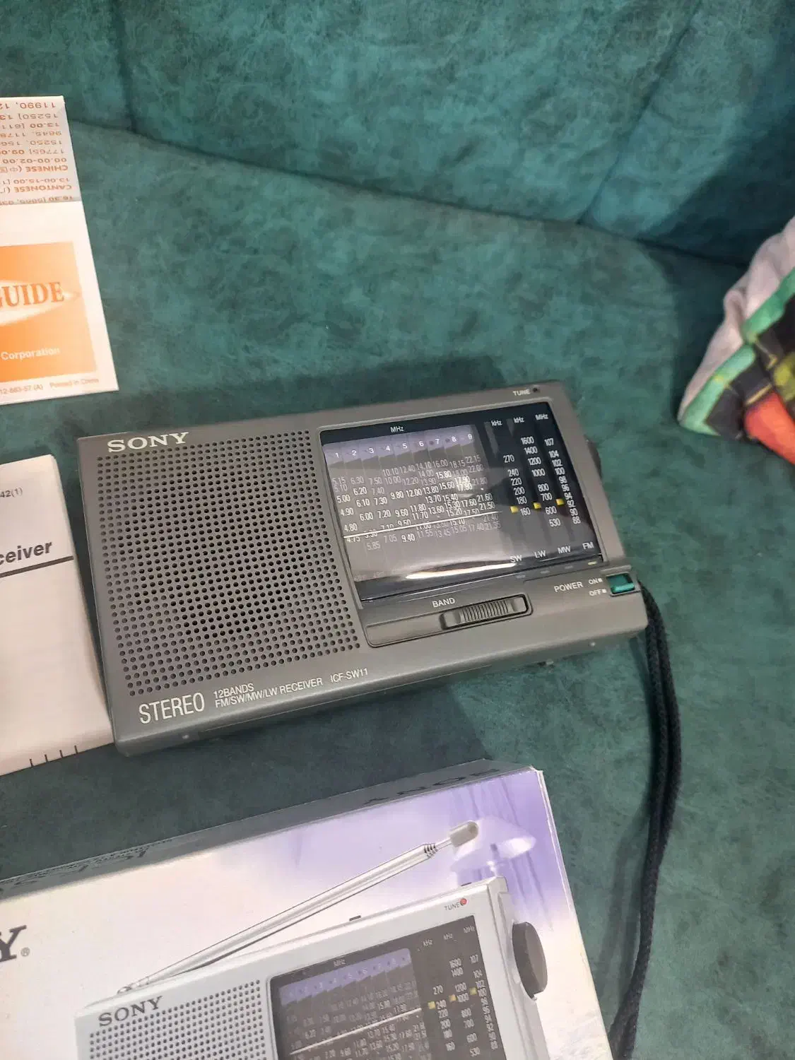 رادیو سونی جیبی اصلی و حرفه ای مدلsw11انالوگ اکبند|صوتی و تصویری|شیراز, لاله|دیوار