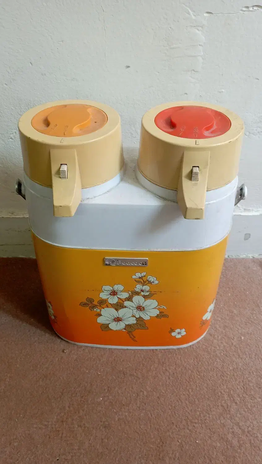 فلاسک چای قدیمی|ظروف نگهدارنده، پلاستیکی، یکبارمصرف|اصفهان, ناصرخسرو|دیوار