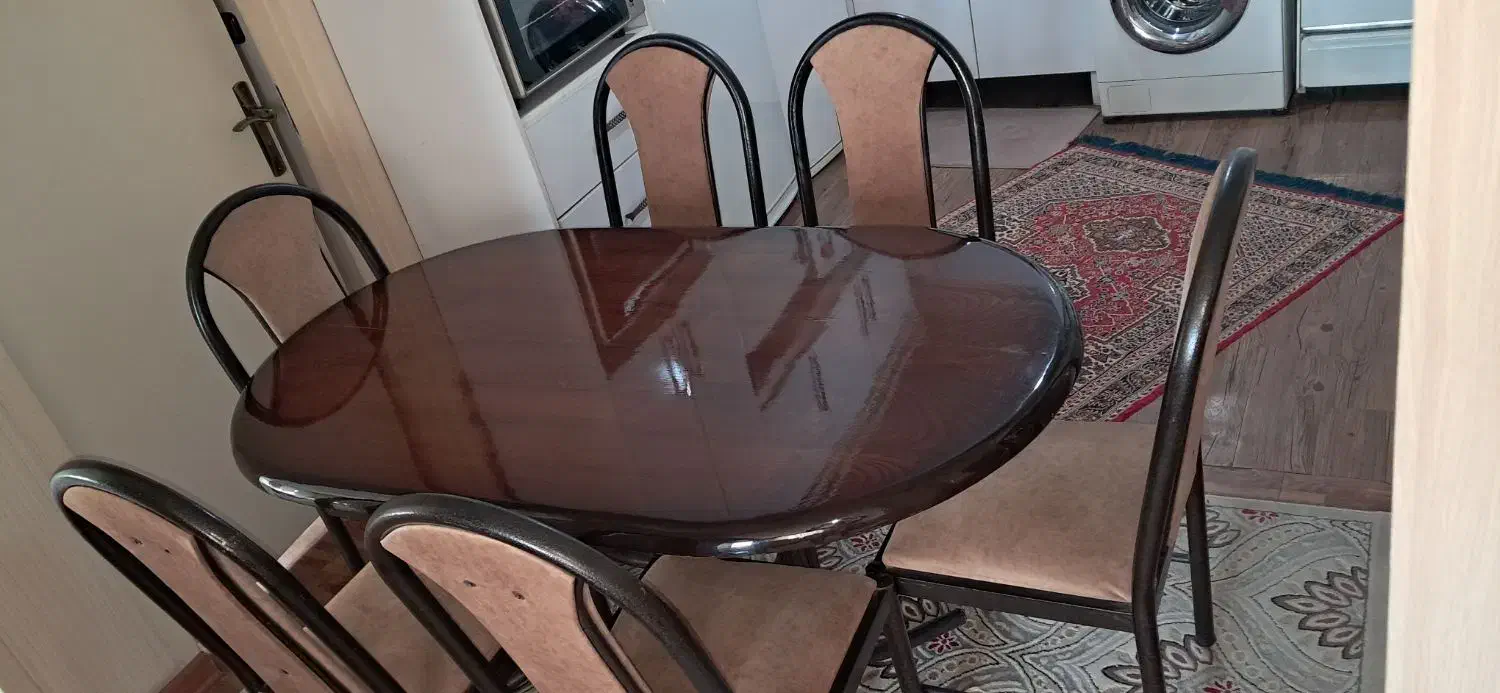 میز ناهارخوری فلزی|میز و صندلی غذاخوری|کرمانشاه, |دیوار