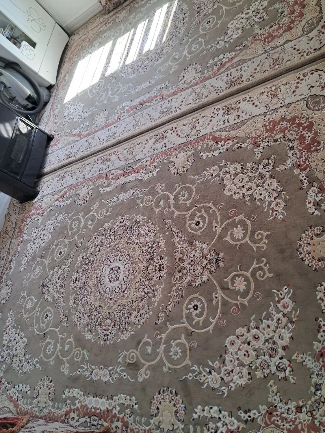 فرش 6متری گل برجسته|فرش|نهاوند, |دیوار