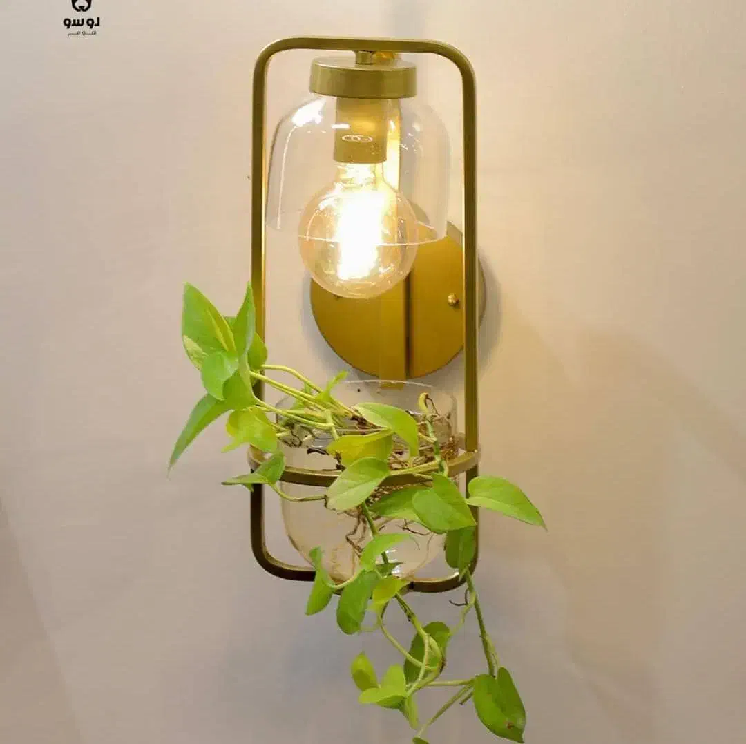 دیوارکوب همراه با گلدان|لوستر و چراغ آویز|مشهد, آبکوه|دیوار