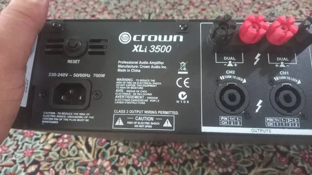 پاور وامپلی فایر کرون 3500Xli|سیستم صوتی خانگی|کرمان, |دیوار