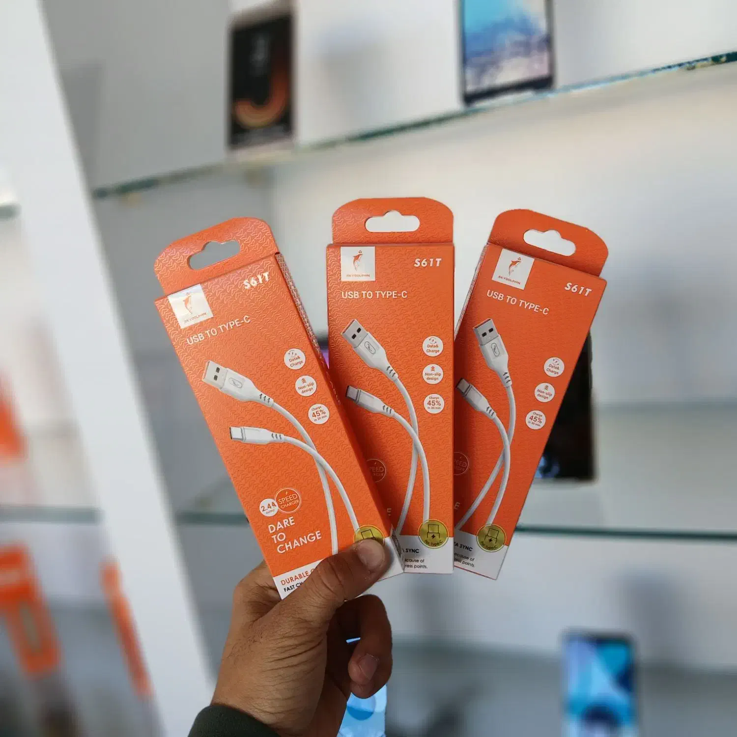 کابل فست شارژ تایپ سی مدل s61t|لوازم جانبی موبایل و تبلت|سبزوار, توحیدشهر|دیوار