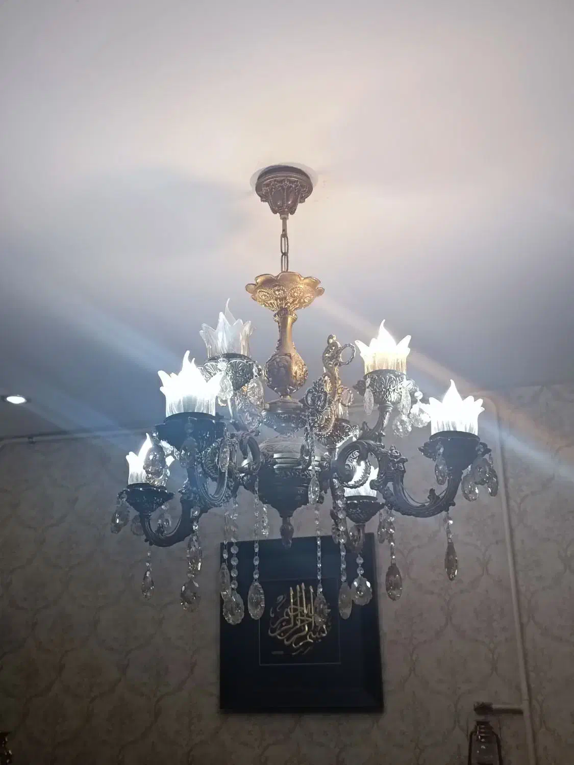 لوستر|لوستر و چراغ آویز|کرمان, |دیوار