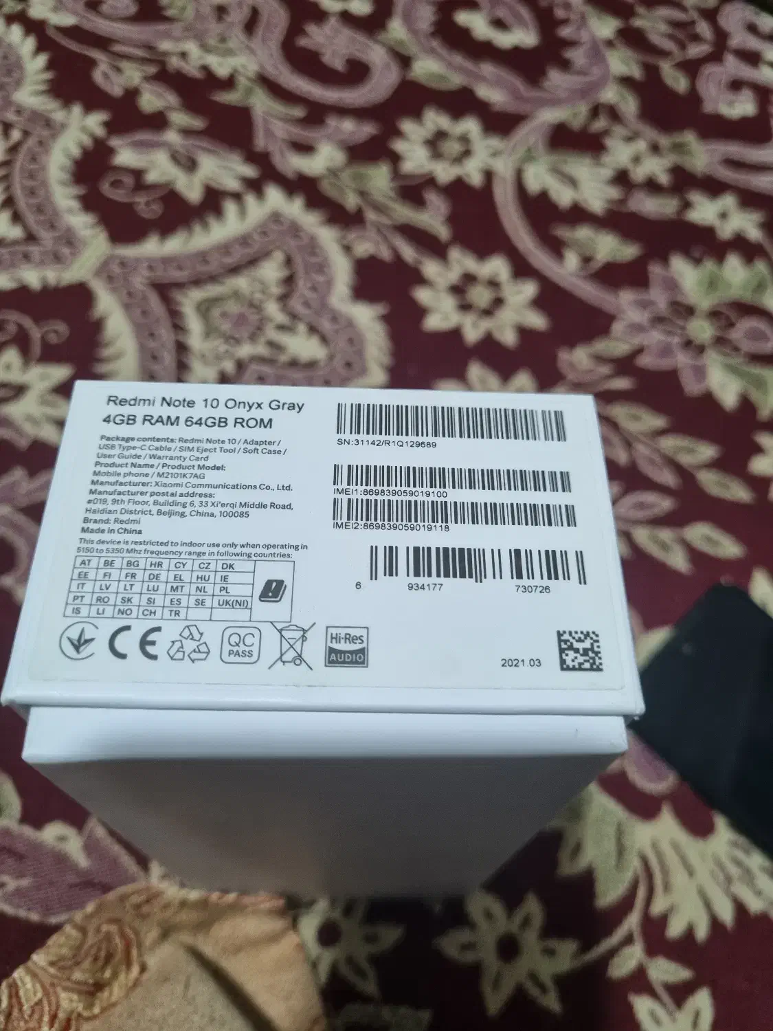 گوشی شیائومی ردمی نوت 10|موبایل|بناب, |دیوار