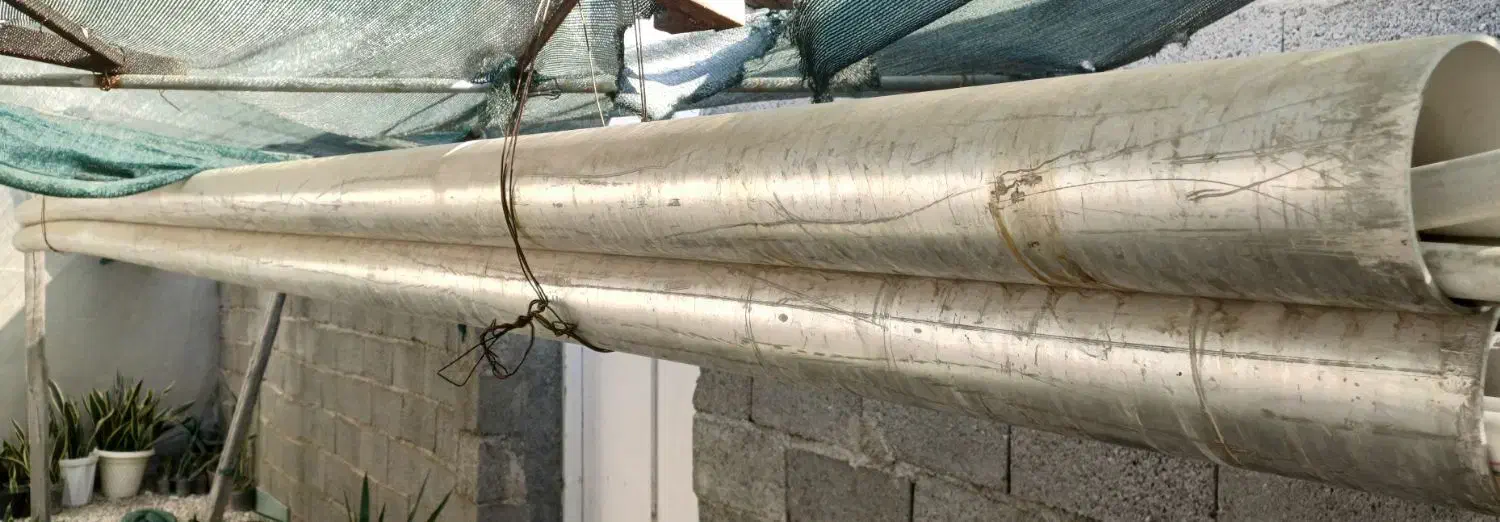 ۲ شاخه لوله فاضلاب سایز ۴|مصالح و تجهیزات ساختمان|جم, |دیوار