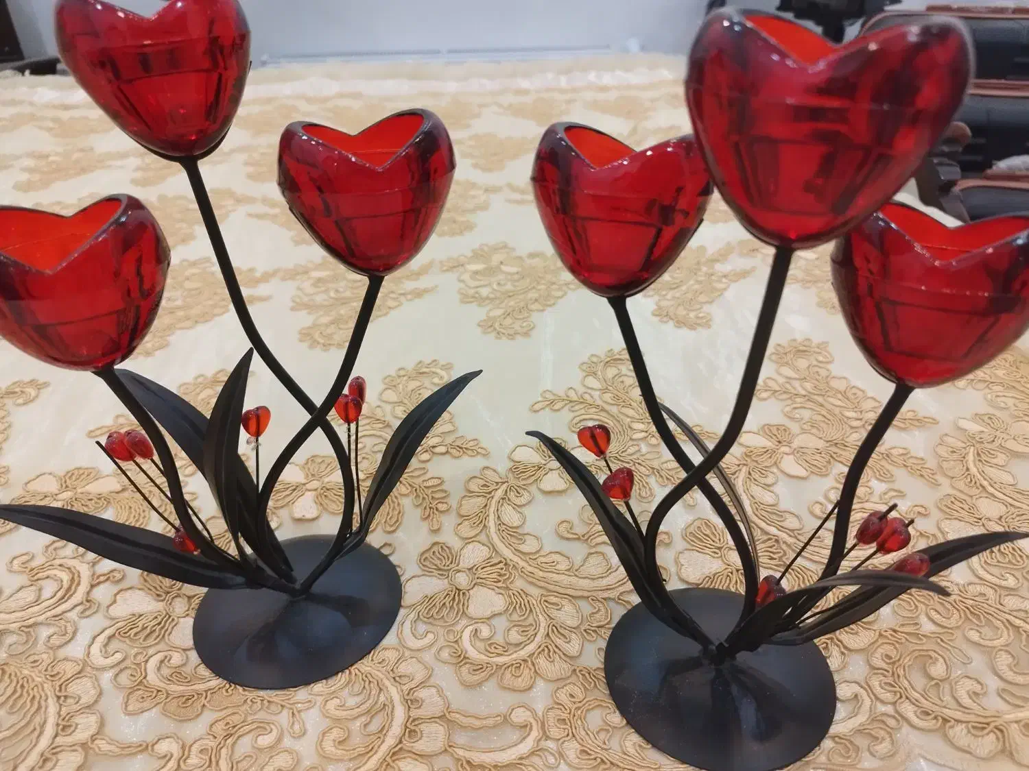 جا شمعی فرفوژه|صنایع دستی و سایر لوازم تزئینی|کاشان, شهرک امیرالمومنین|دیوار