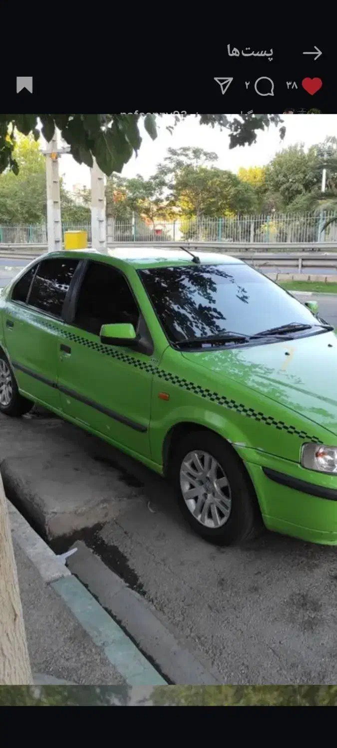 تاکسی سمندموتور ملی ۱۳۳بیسیم مدل۹۵|خودرو سواری و وانت|اردبیل, |دیوار