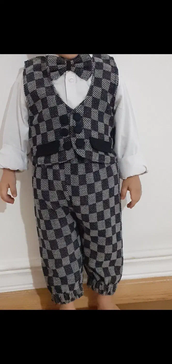 جلیقه، پاپیون ،شلوار|کفش و لباس بچه|میاندوآب, |دیوار