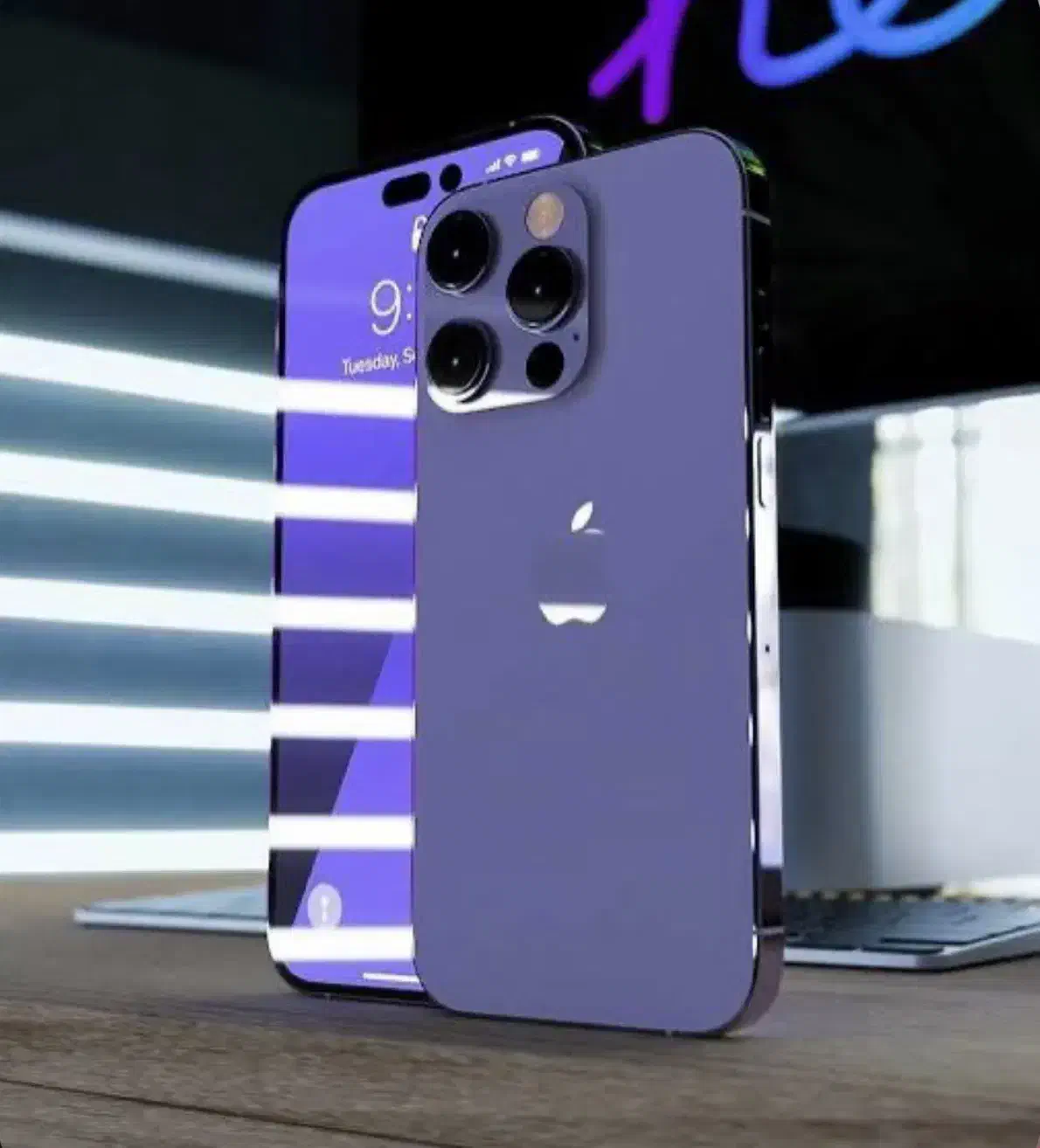 آیفون ۱۴ پرو مکس بنفش باطری ۸۷ در حد آکبند رجیستر|موبایل|اصفهان, سرشبادران|دیوار