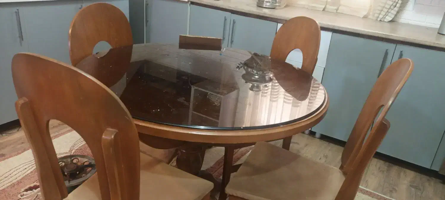 میز ناهار خوری و میز تلویزیون|میز و صندلی غذاخوری|هرسین, |دیوار