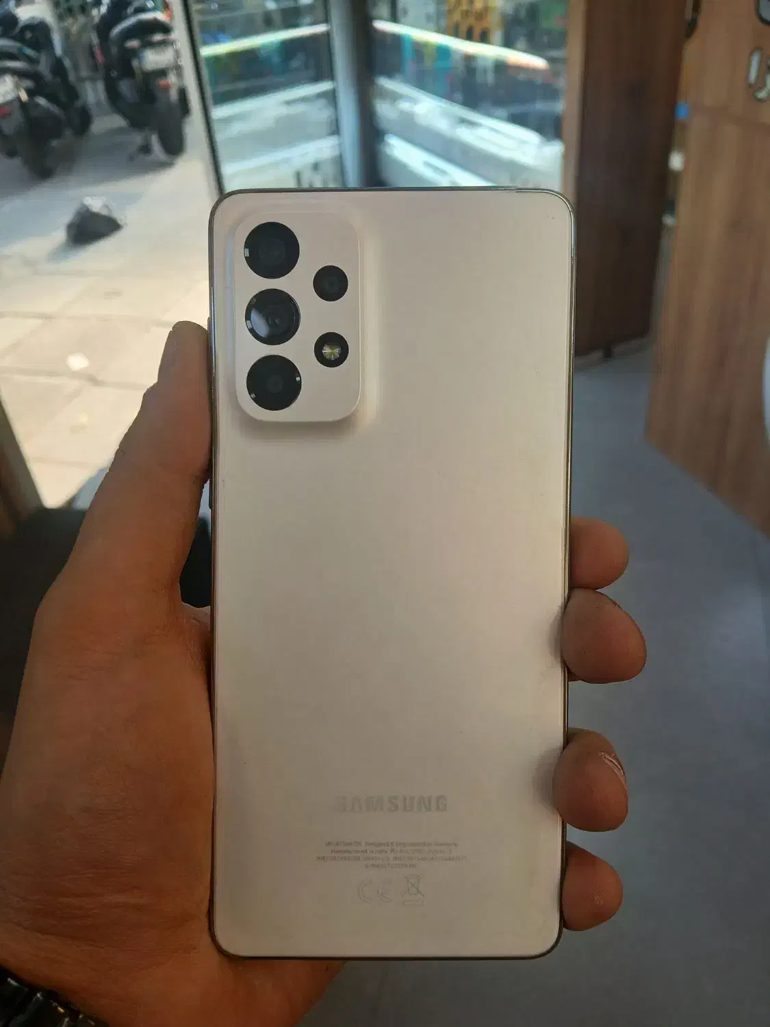 Samsung A73 5G 128GB ram8|موبایل|تهران, شیخ هادی|دیوار