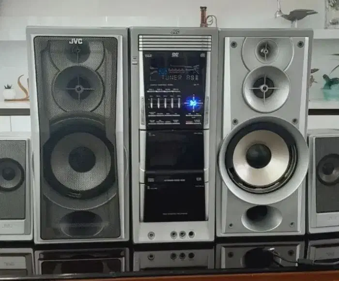 رادیو ضبط دی وی دی خور 5 دیسک اصلی|سیستم صوتی خانگی|بروجرد, |دیوار