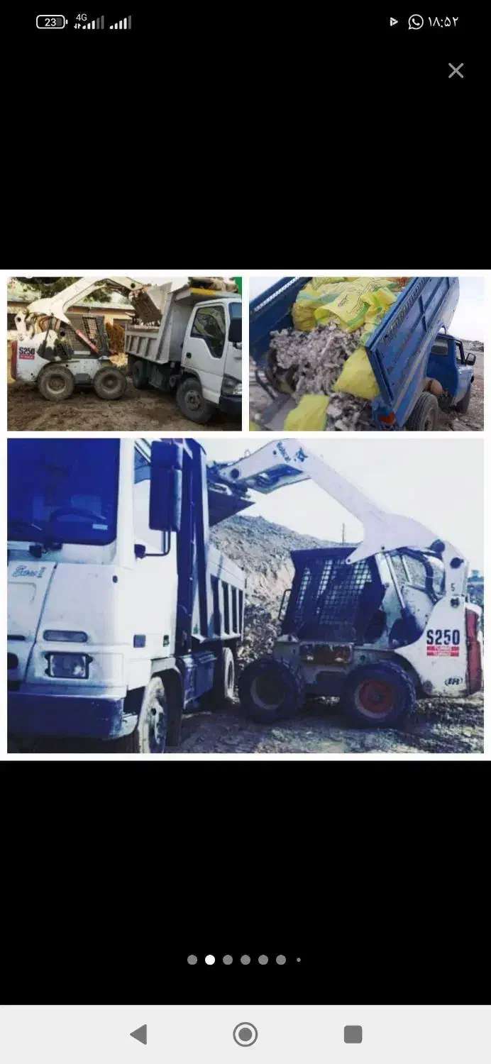 کندن استخر تخریب با بابکت بیل مینی بیل و نخاله|خدمات حمل و نقل|کرج, کمال‌شهر|دیوار