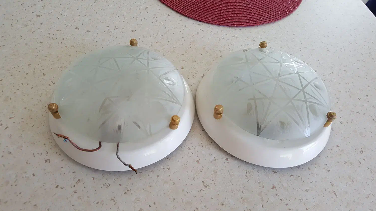 دو عدد چراغ سقفی|لامپ و چراغ|تهران, نظامآباد|دیوار