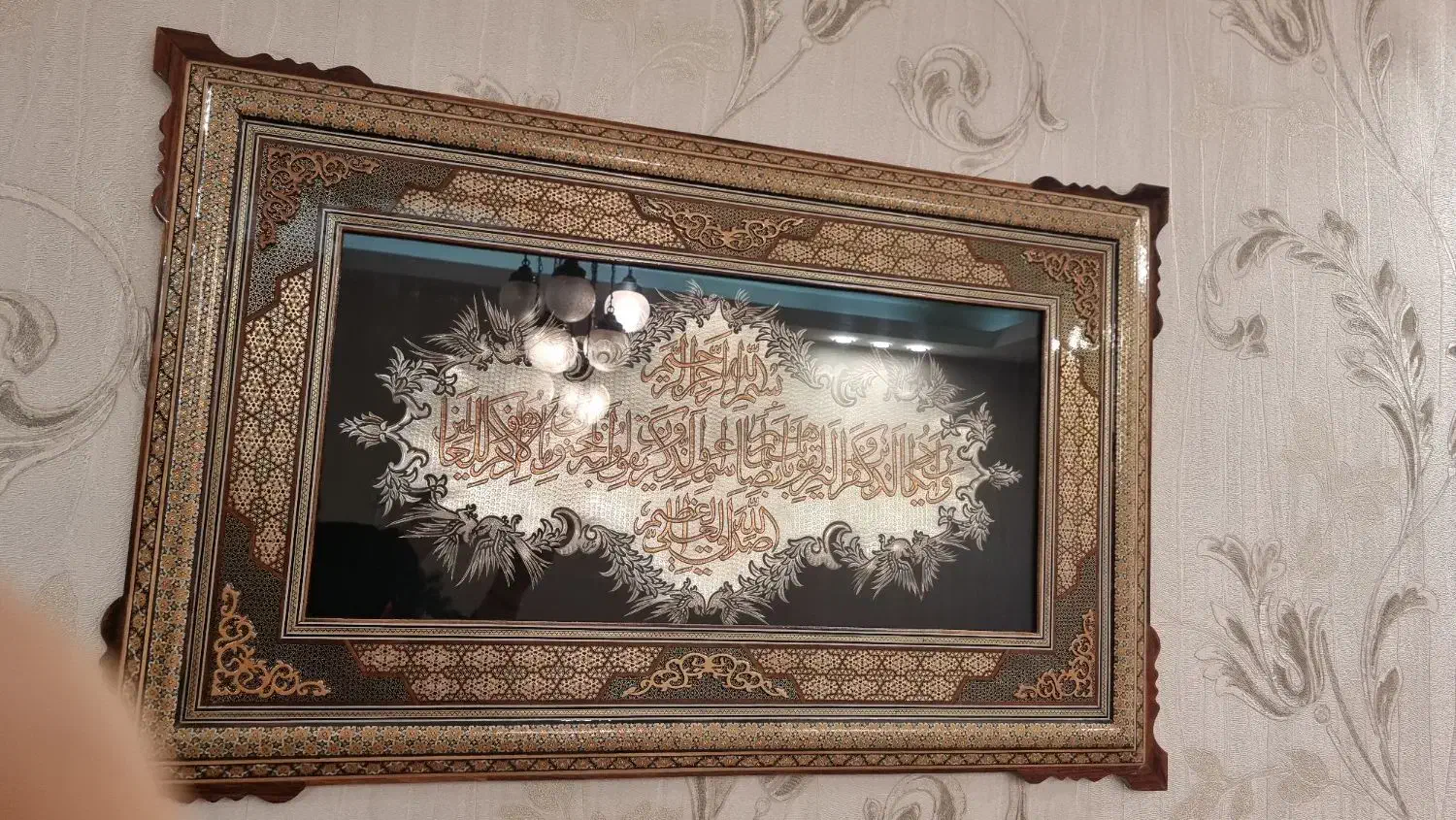 تابلو قلم زنی و منبت کاری|تابلو، نقاشی، عکس|تهران, آزادشهر|دیوار