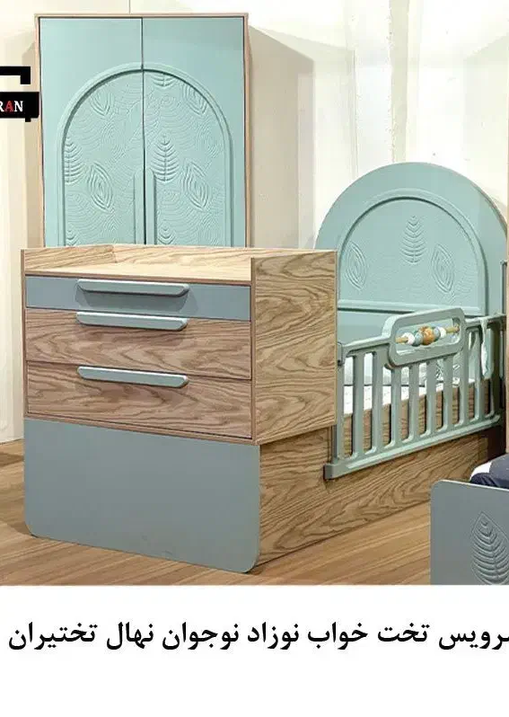 سرویس خواب دومنظوره سیسمونی مدل تختیران کد۱۷|تخت و سرویس خواب|تبریز, |دیوار