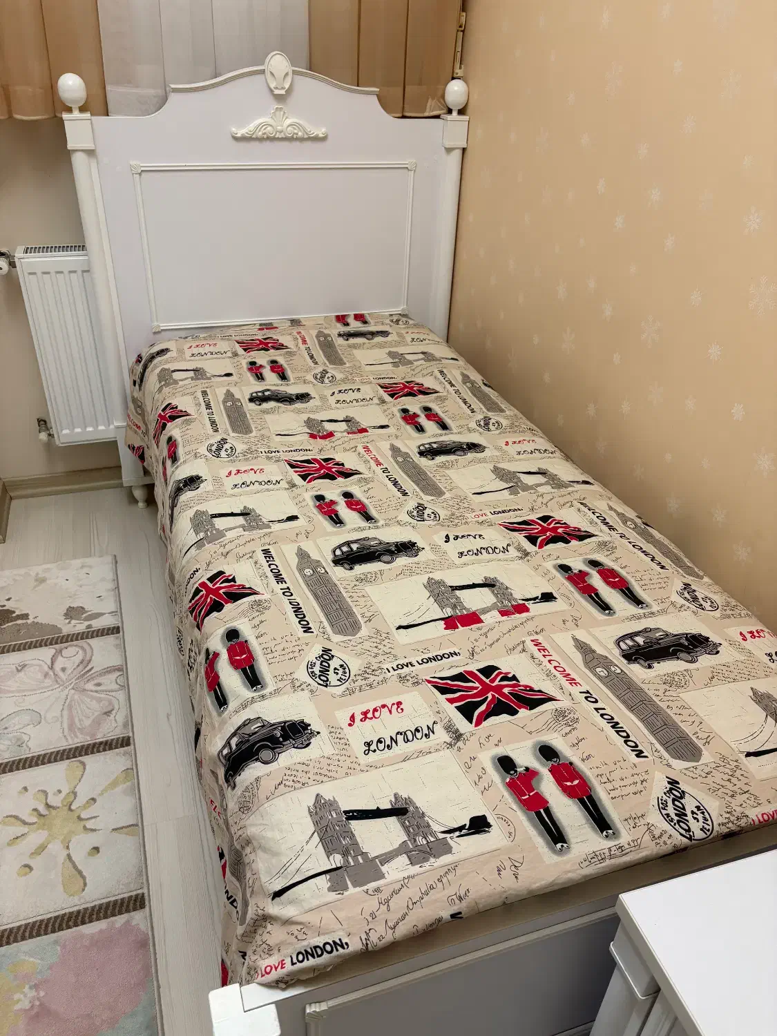 سرویس خواب نوزاد و نوجوان ساحل چوب همراه تشک|تخت و سرویس خواب|اردبیل, |دیوار