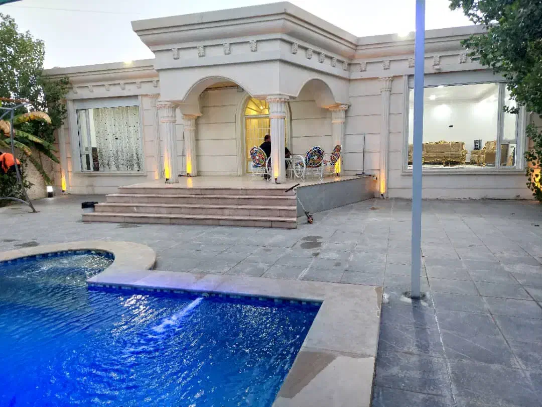 ویلا باغ استخر ۱۰۰ متری آب گرم . پل الغدیر|اجارهٔ کوتاه‌مدت ویلا و باغ|اندیمشک, |دیوار