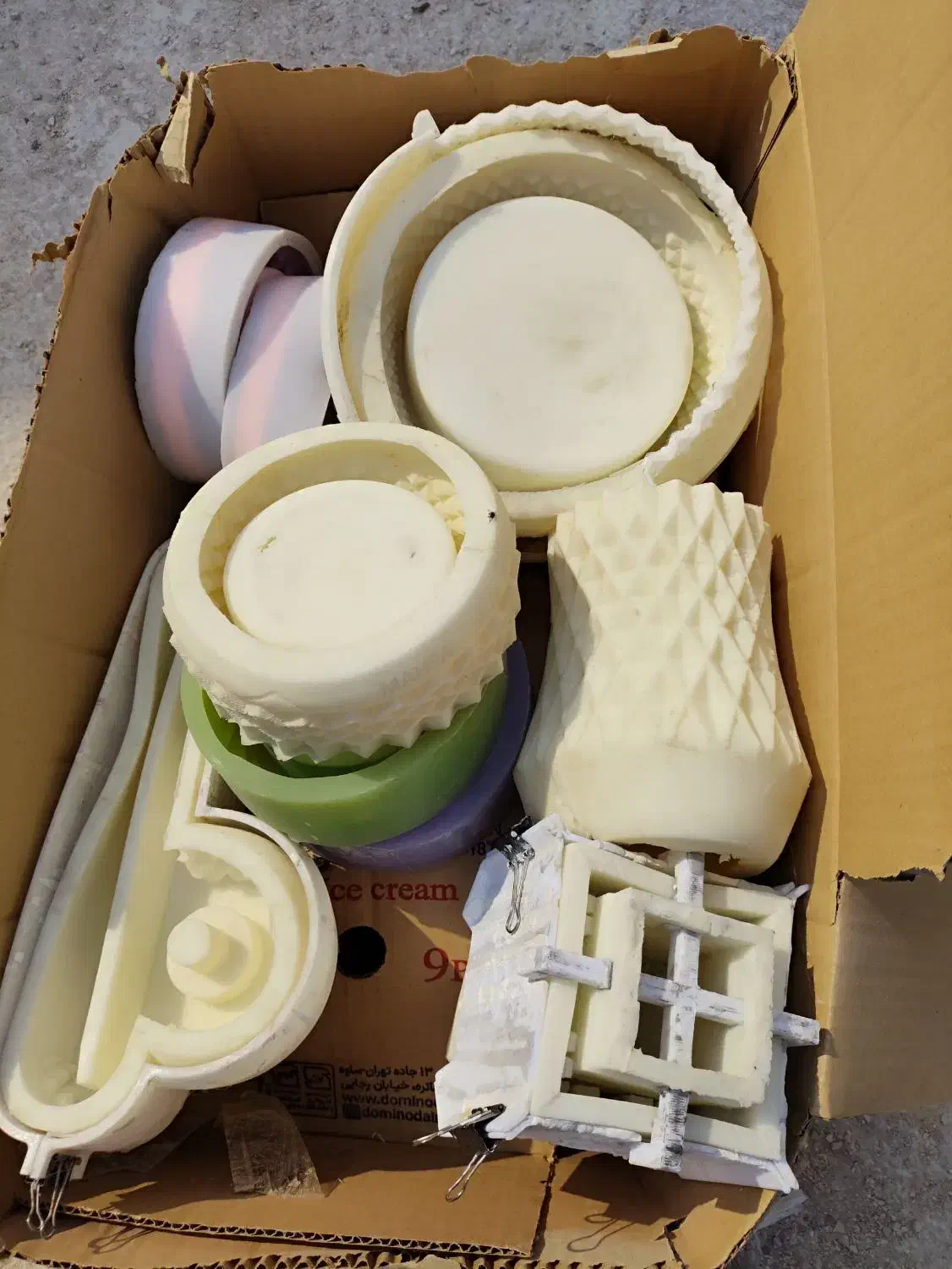 فروش قالب سیلیکونی برای سنگ مصنوعی و شمع|صنایع دستی و سایر لوازم تزئینی|لامرد, |دیوار