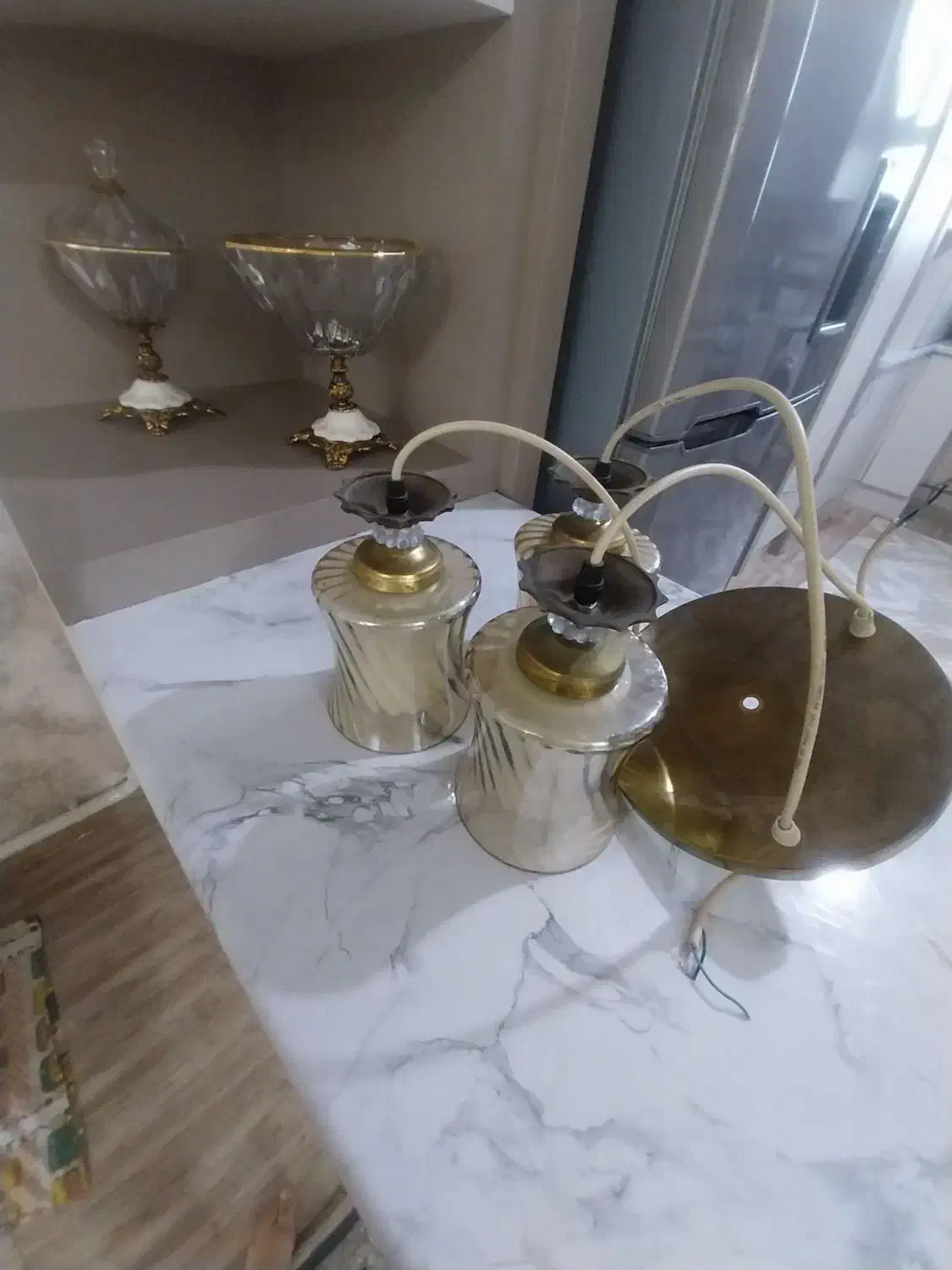 لوستر اشپزخونه|لوستر و چراغ آویز|تبریز, |دیوار