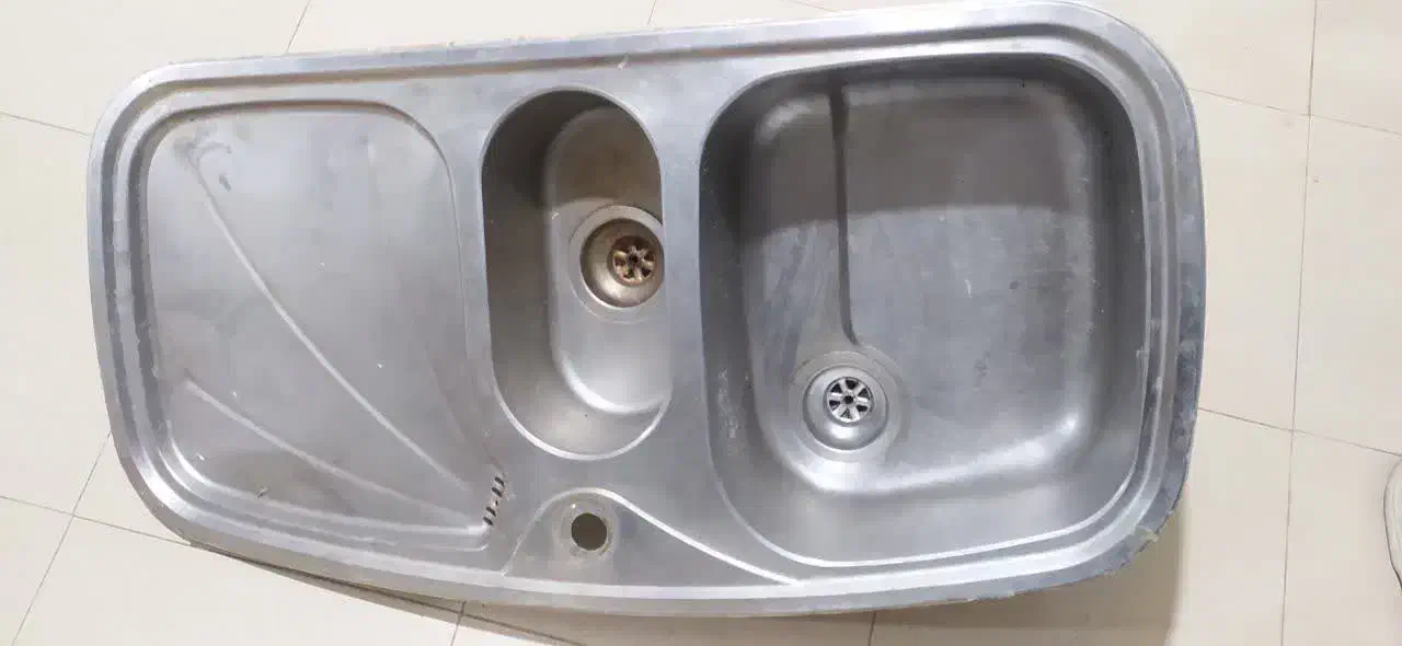 سینک استیل سایز ۵۰×۱۰۰ توکار|مصالح و تجهیزات ساختمان|کرج, کوی امامیه|دیوار