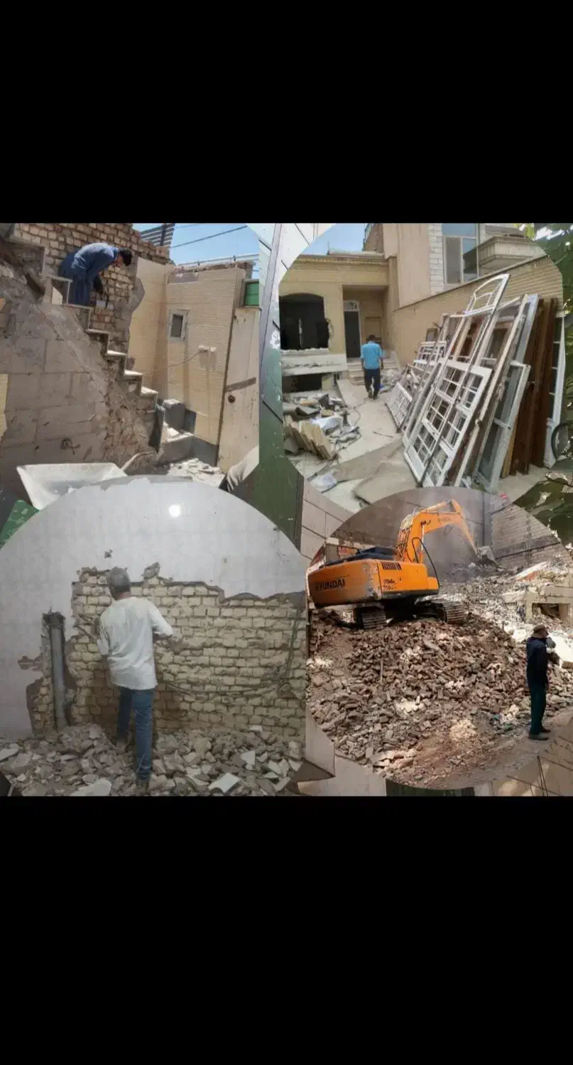 تخریب باپیکورکوچک وبزرگ|خدمات پیشه و مهارت|گنبد کاووس, |دیوار