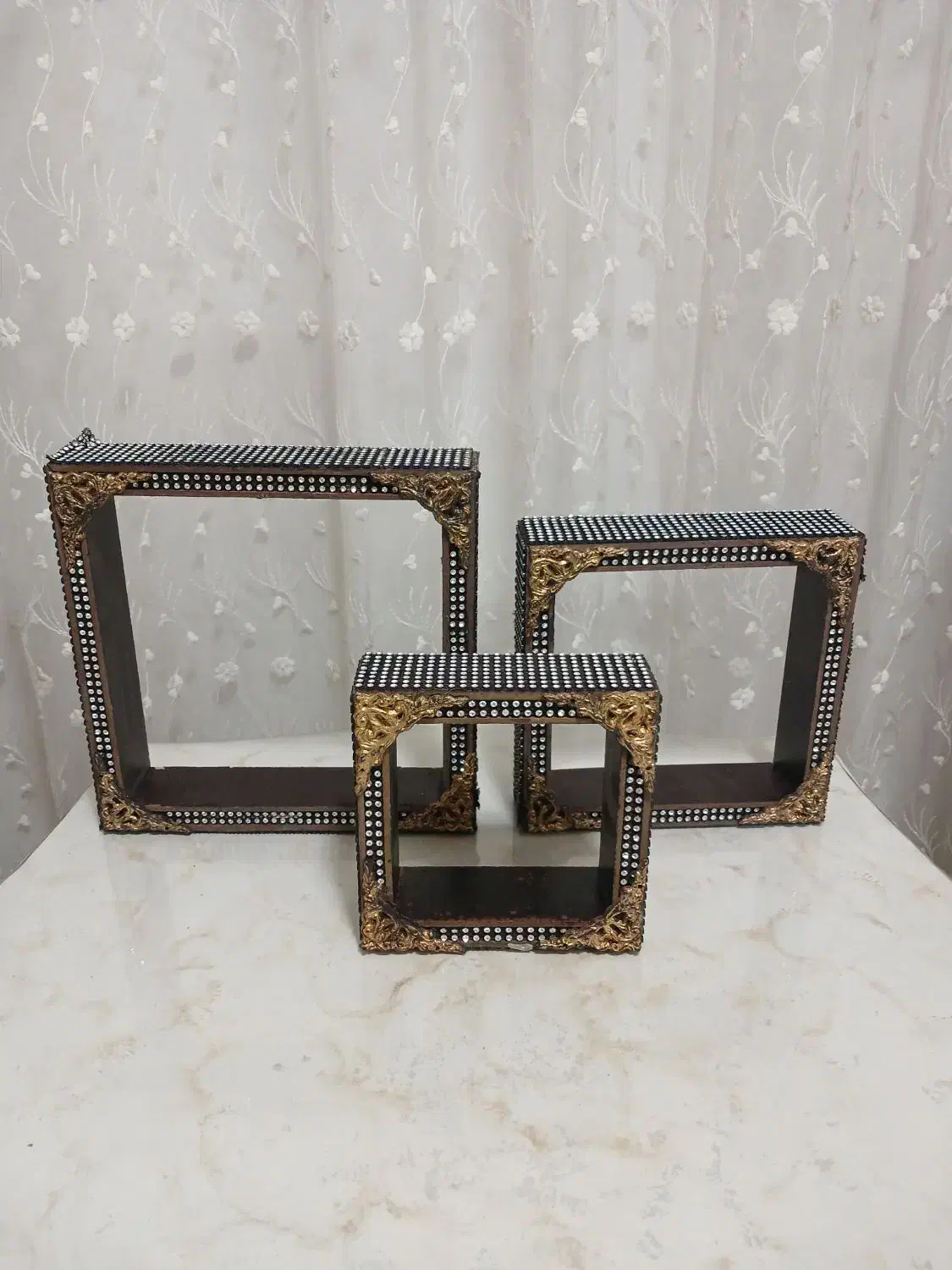 باکس ۳ تایی|کتابخانه، شلف، قفسه‌های دیواری|خرم‌آباد, |دیوار