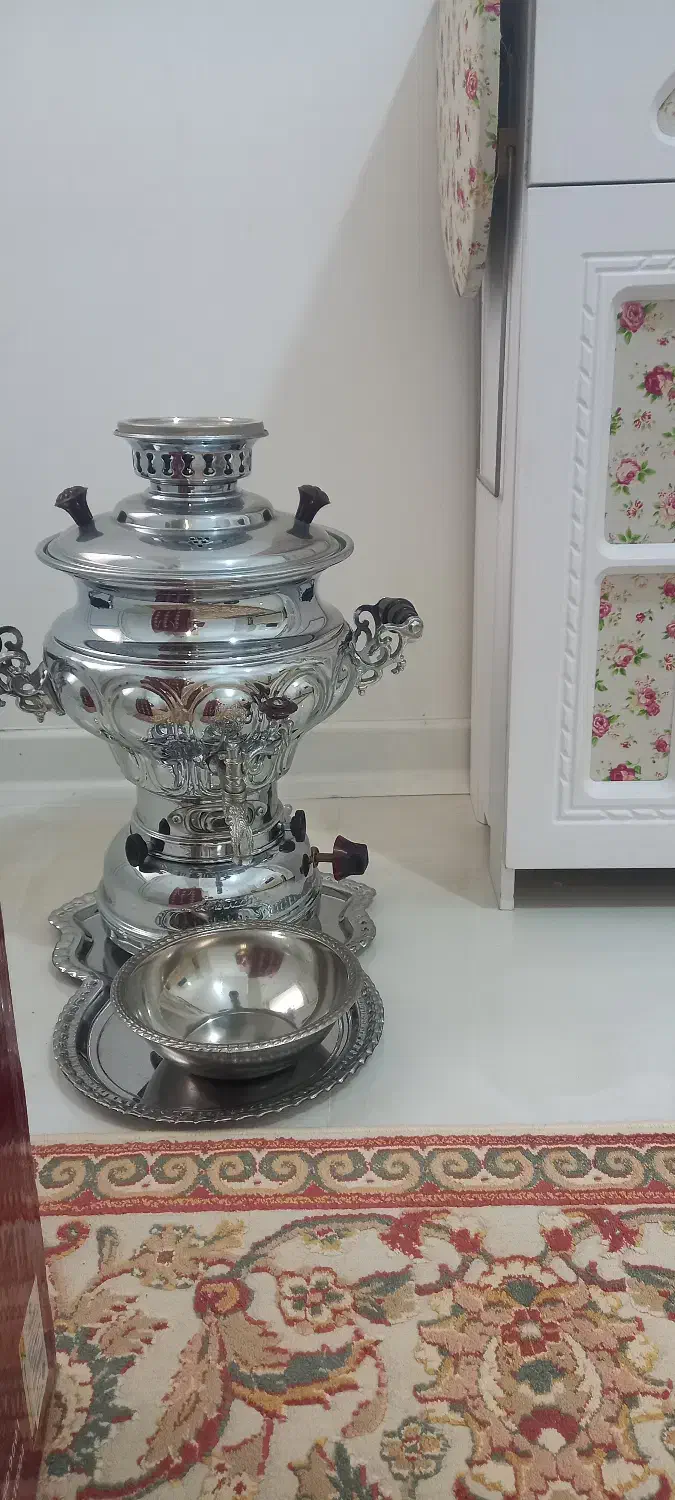 سماور اکبر برادران ۶ لیتری نو|سماور، چایساز، قهوهساز|کرج, اخگرآباد|دیوار