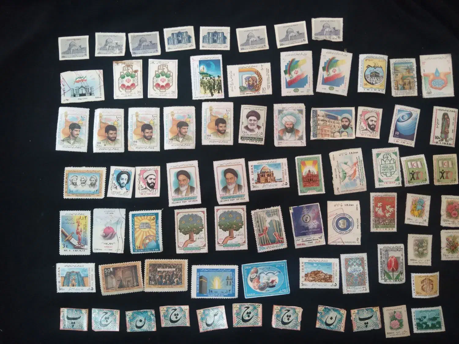 تمبر قدیمی|کلکسیون سکه، تمبر، اسکناس|کازرون, |دیوار