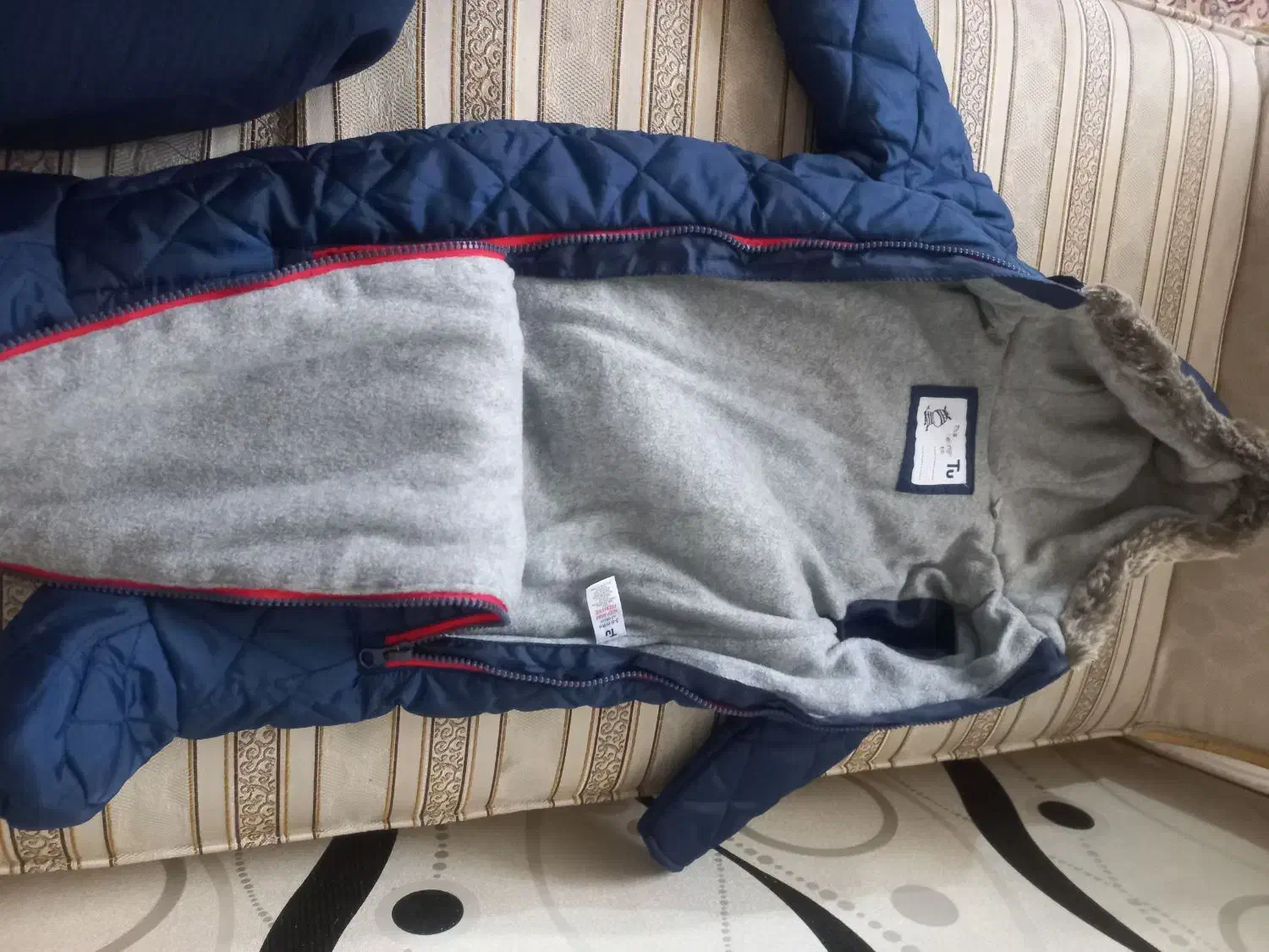 کاپشن سرهمی نو نو اصلا تن نرفته مناسب سیسمونی|کفش و لباس بچه|شاهینشهر, خانه کارگر|دیوار