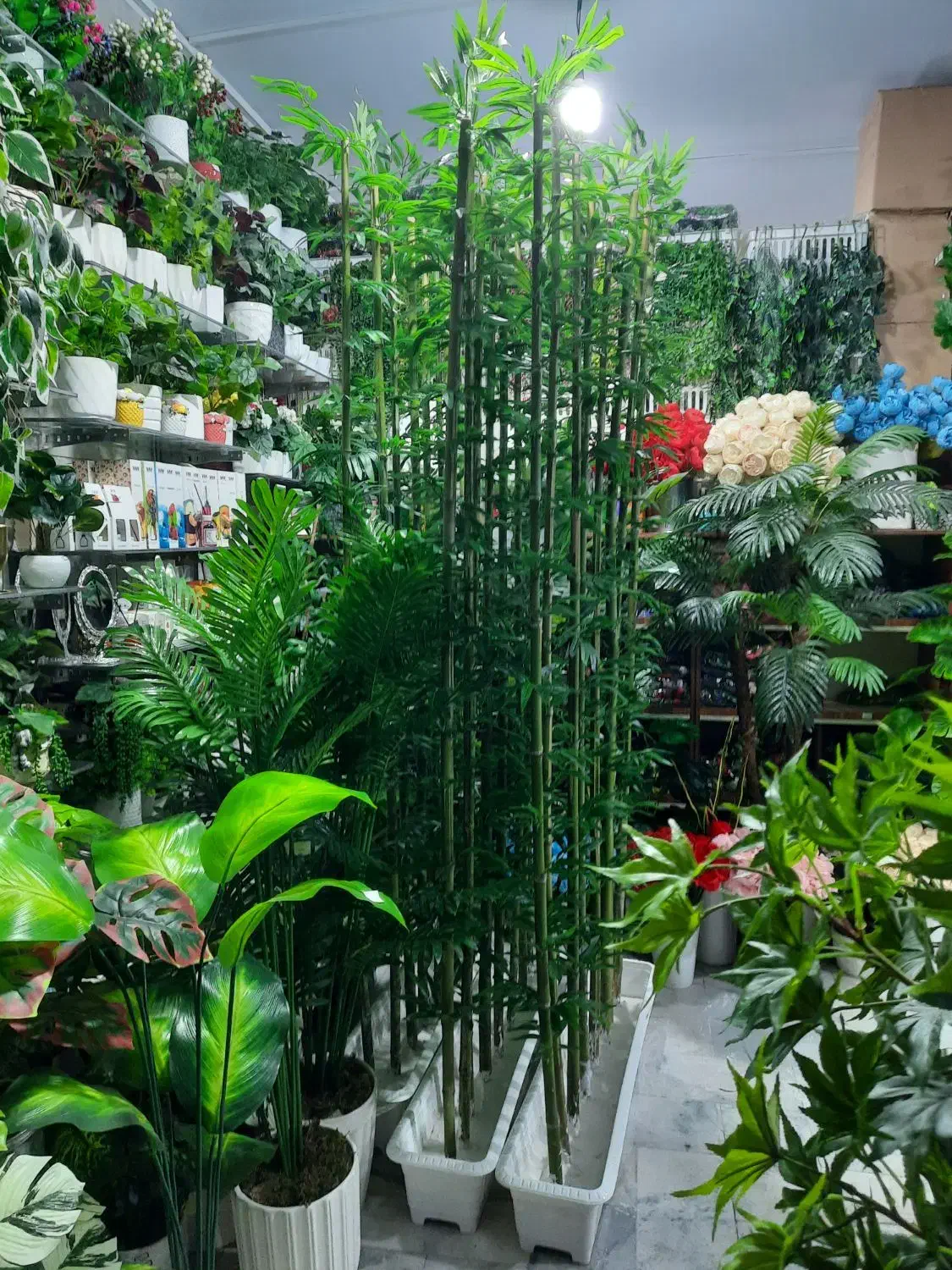 بامبو خیزران گل مصنوعی درختچه مصنوعی|گل مصنوعی|تهران, باغ خزانه|دیوار